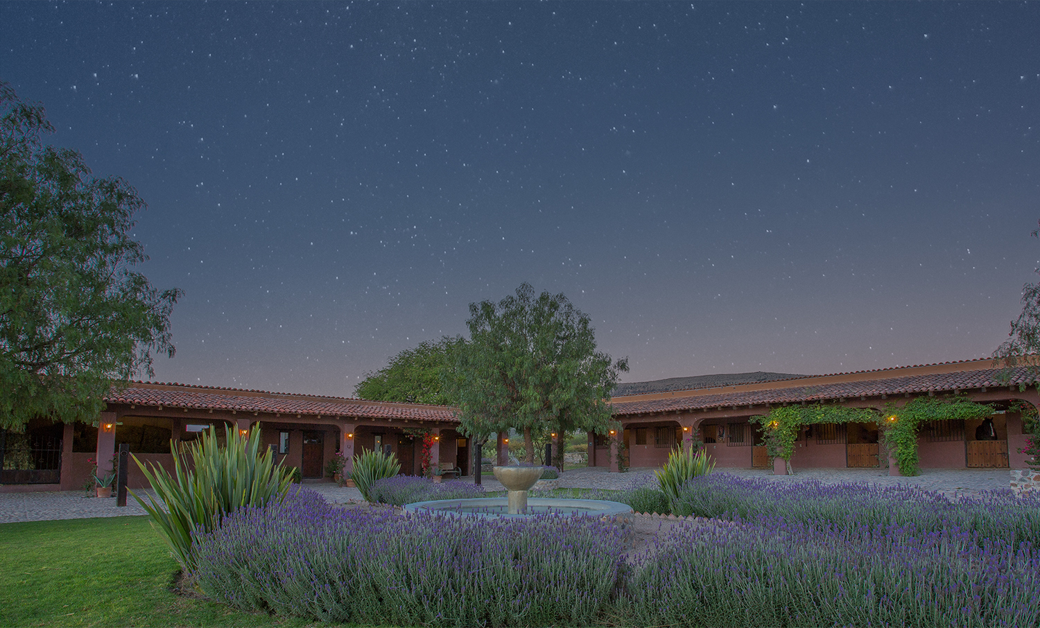 Starry night at Rancho Sol Dorado, Private Ranch Community and Club in San Miguel de Allende Mexico